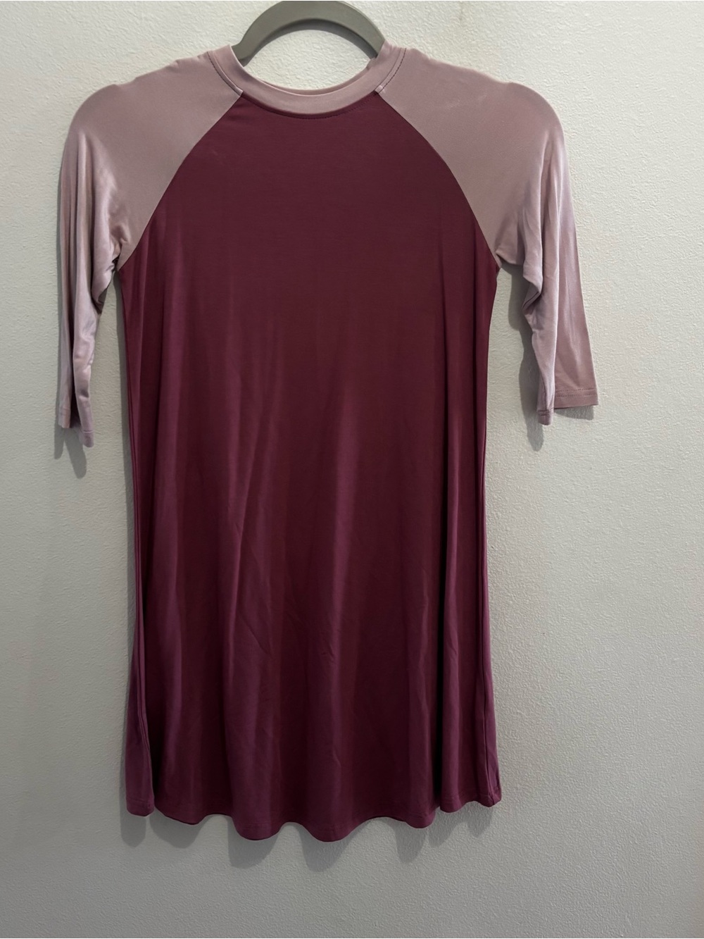 Remie Girl Raglan Dress in Mauve